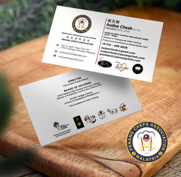 Penang Chefs Association Name Card